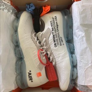 Need to sell!!! ASP!! Off-White Vapor Max Mens 9.5